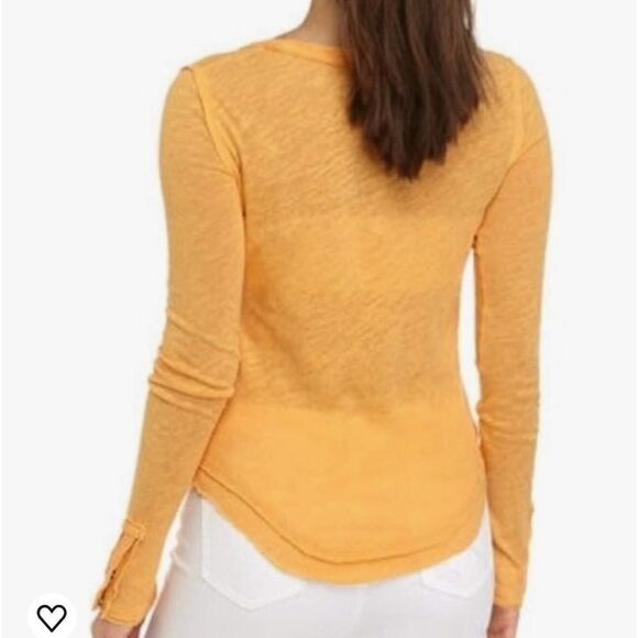 FREE PEOPLE We The‎ Free Hazy Day Henley Top, Size XSMALL - Picture 2 of 13